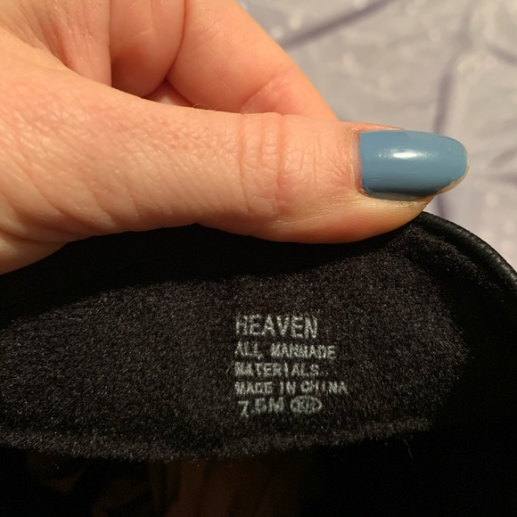 🌸 NWOB black textured “suede” boots - Picture 5 of 8